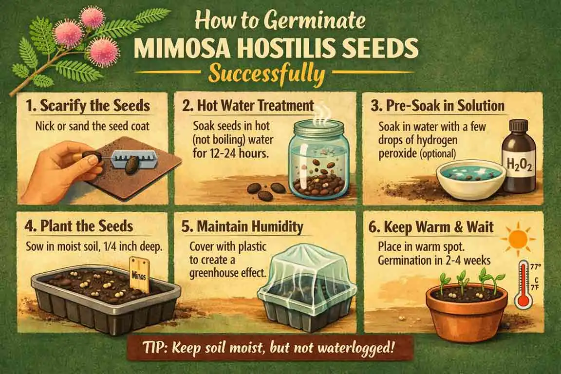 How to Germinate Mimosa Hostilis Seeds Successfully (Step-by-Step Guide)