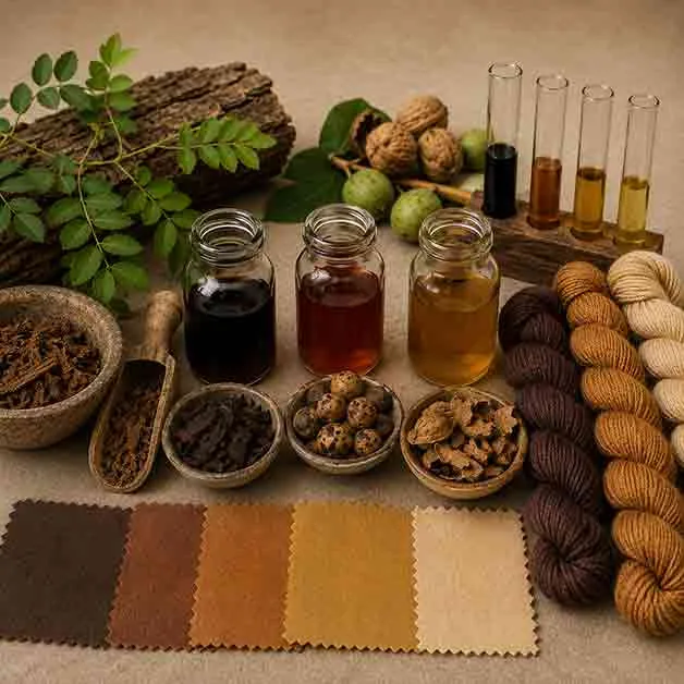 Jurema’s Tannin Profile vs. Oak Gall and Walnut Dyes: A Natural Dyer’s Chemistry Comparison