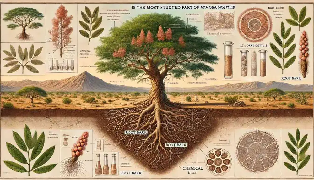 Why Root Bark Is the Most Studied Part of Mimosa Hostilis?