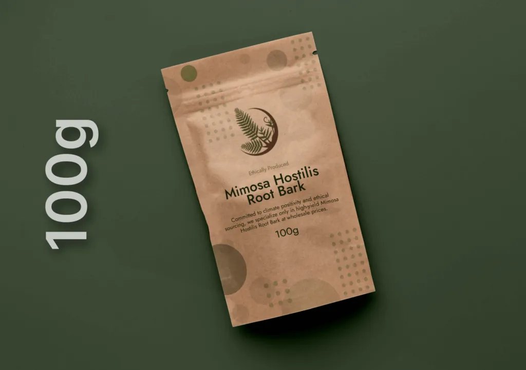 Mimosa hostilis root bark 100g pack