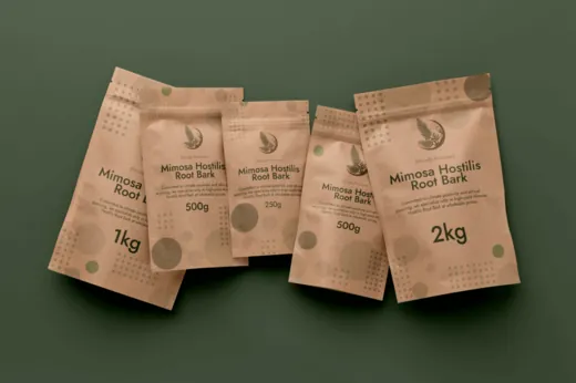 Bulk Mimosa Hostilis root bark for sale.