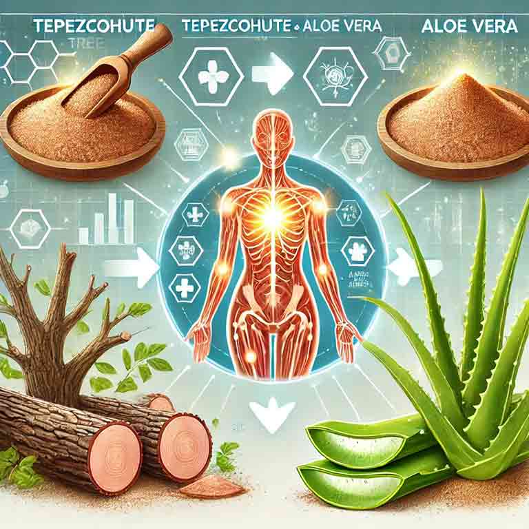 Tepezcohuite Compared to Aloe Vera in Skin Healing
