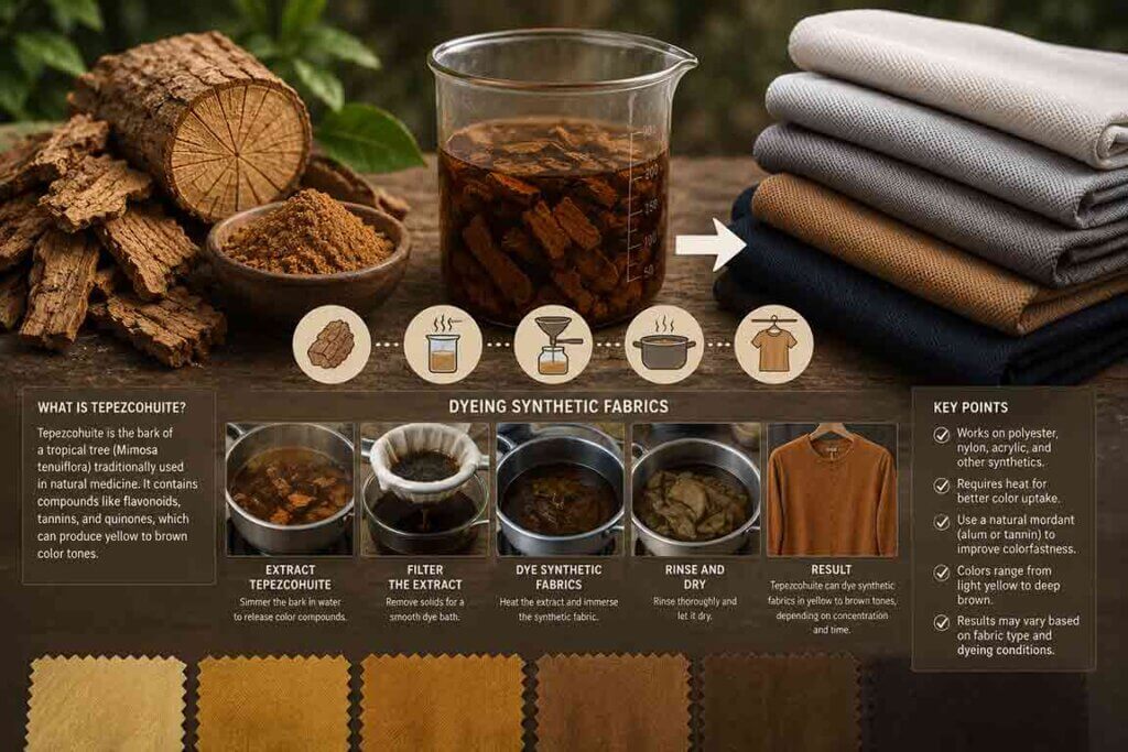 Can You Dye Synthetic Fabrics With Tepezcohuite